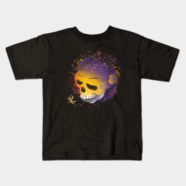 Skull Galaxy by Tobe Fonseca Kids T-Shirt by Tobe_Fonseca